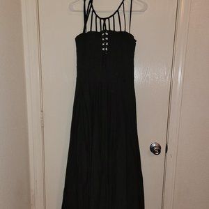 City Chic Plait Detail Maxi Dress